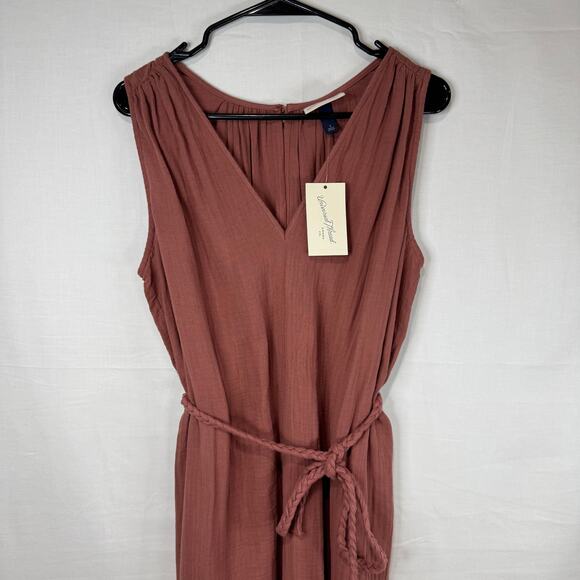 Universal Thread Size Small Mauve Gauze Jumpsuit NWT - Picture 1 of 4